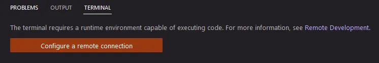 GitLab WebIDE Terminal Remote Configuration