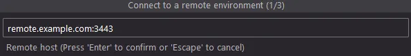 GitLab WebIDE connecting remote environment step 1