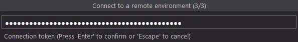 GitLab WebIDE connecting remote environment step 3
